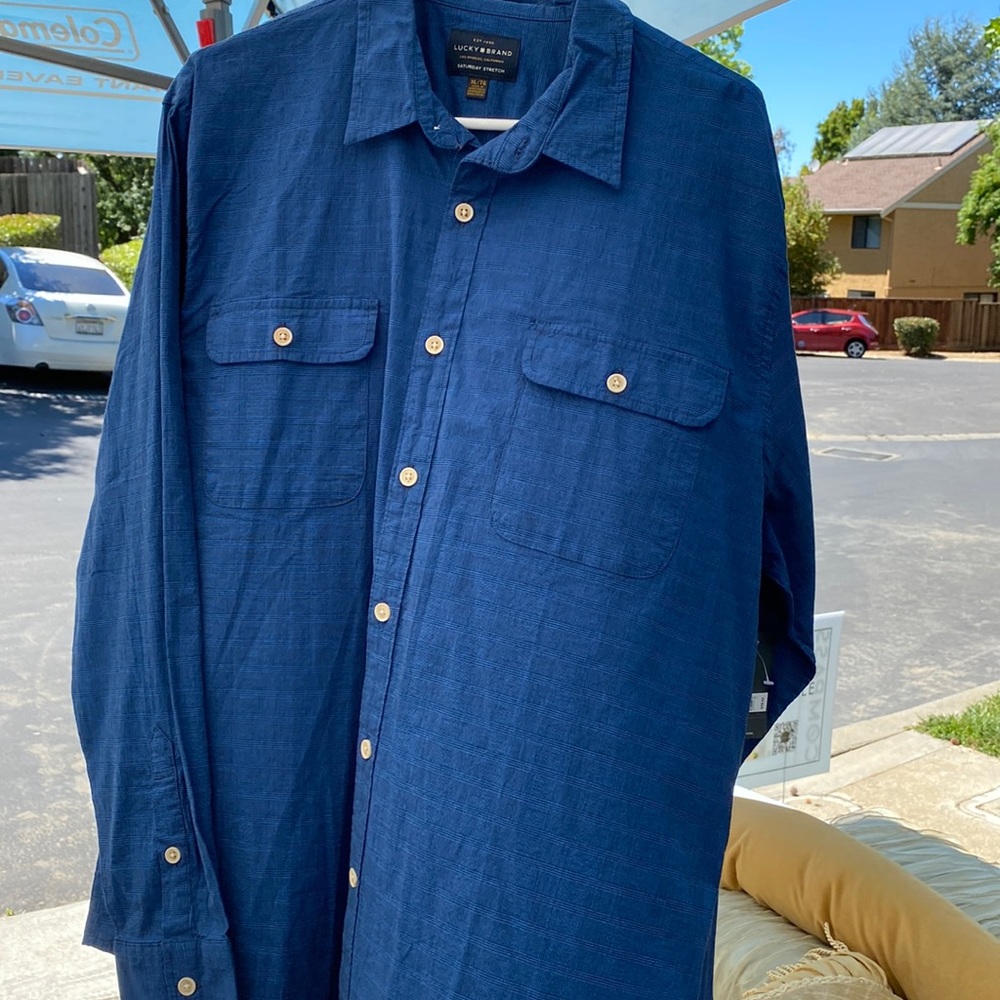 Lucky Brand mens shirt - stretch fit - brand new with tags -